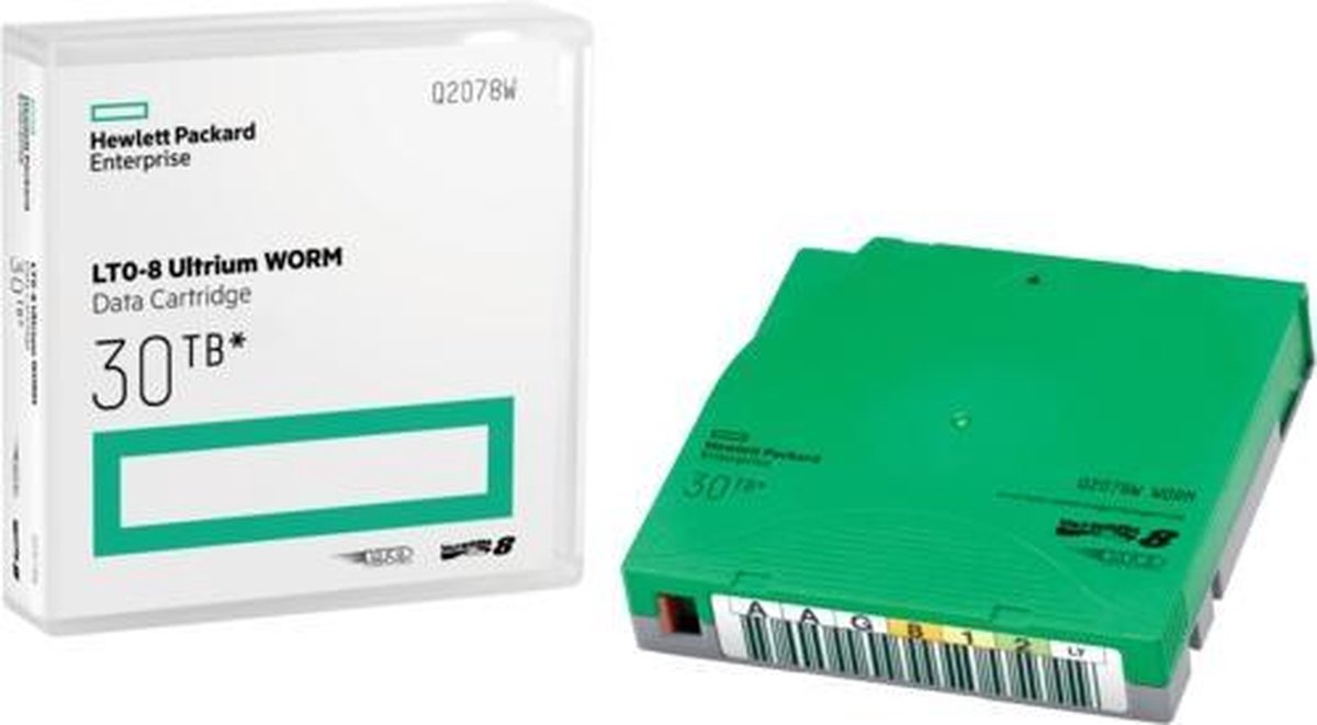 HPE LTO-8 Ultrium 12TB / 30TB WORM Datenkassette