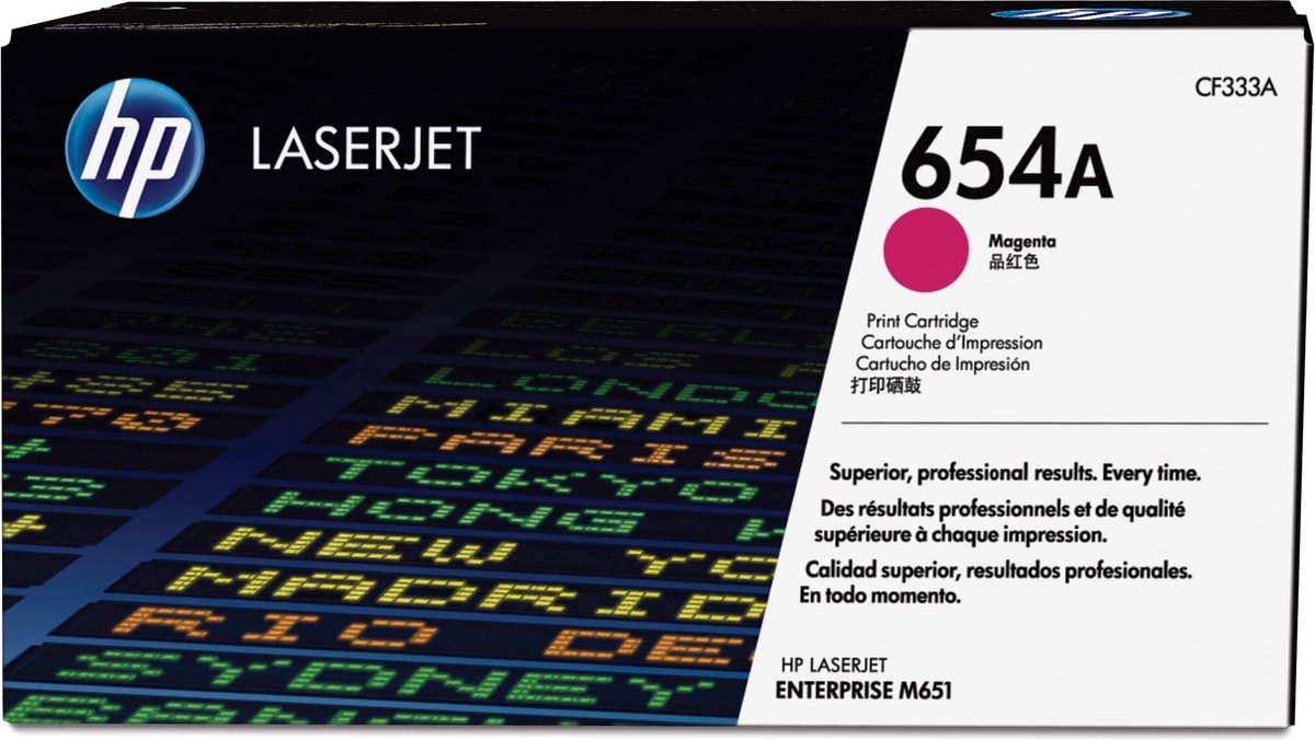 HP 654A - Tonercartridge / Magenta