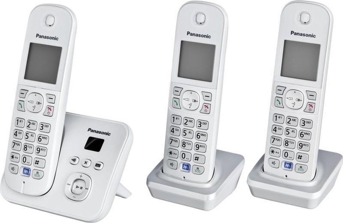 Panasonic KX-TG6823GS - Trio - DECT - Wit