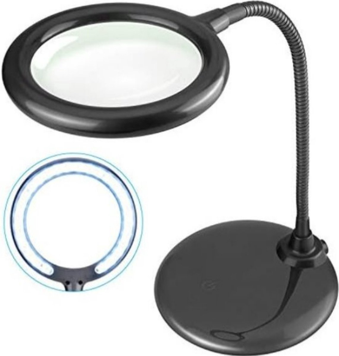 Loeplamp met led verlichting - Staande loeplamp met verlichting