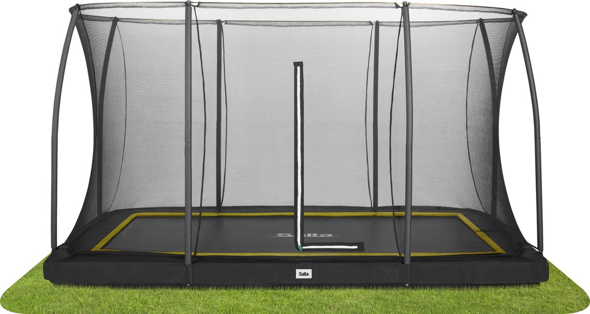 Salta Comfort Edition Ground - inground trampoline met veiligheidsnet - 366 x 244 cm - Zwart