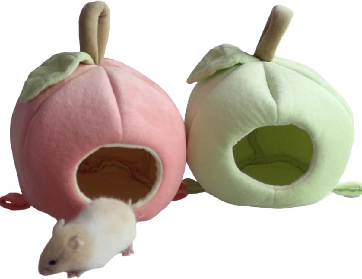 Nieuwe appel huisdier kooien hutten holletjes hangmat speelgoed voor kleine dieren eekhoorntjes chinchilla cavia's ratten muizen hamster konijn