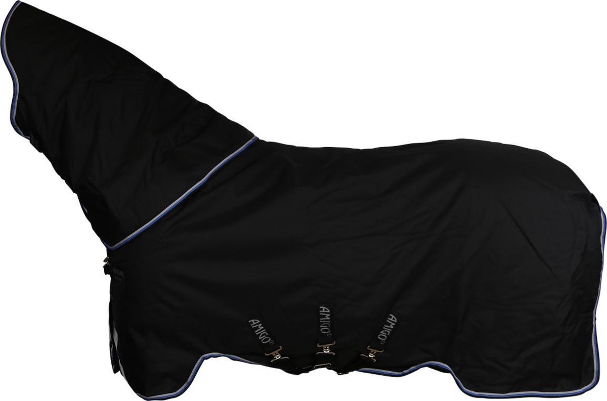 Horseware Deken  Amigo Bravo Plus 1200 Medium 250gr - Black-blue - 183 Cm