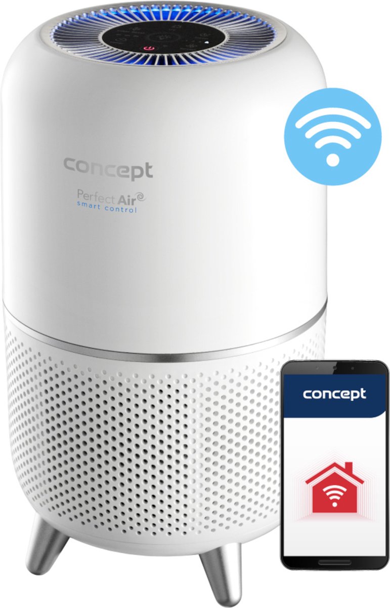 Concept CA1020 - Perfect Air Smart  - luchtreiniger - 20 m²- 32 dB - Wit
