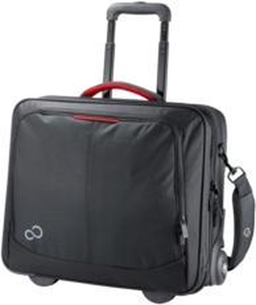 Fujitsu Prestige Trolley 17.3 notebooktas 43,9 cm (17.3") Trolleytas Zwart