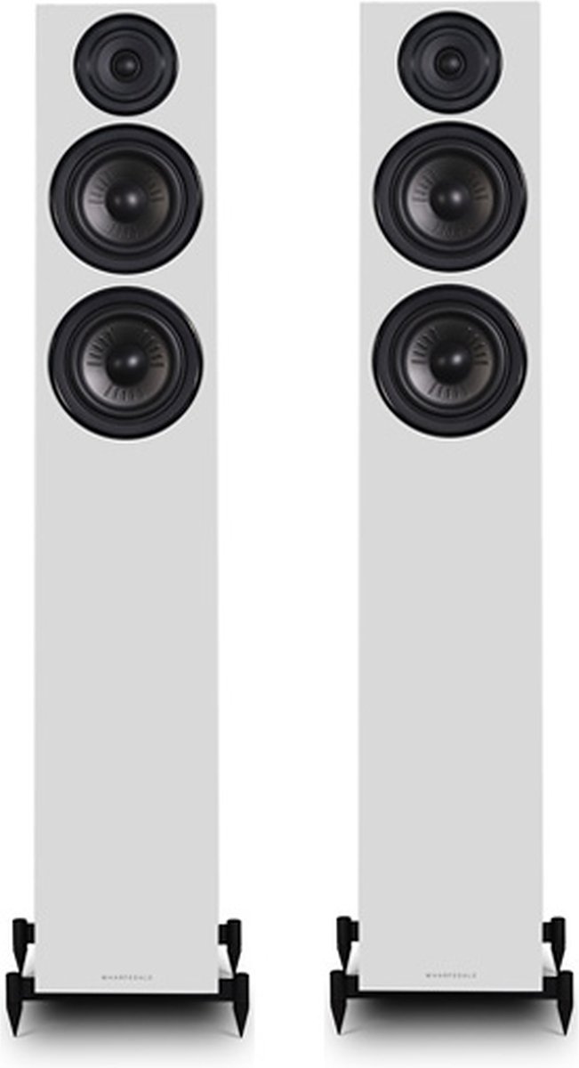 Wharfedale Diamond 12.4 – Vloerstaande luidsprekers – Klartity TM drivers– Krachtige audioprestaties - Licht Eiken (per paar - 2 stuks)