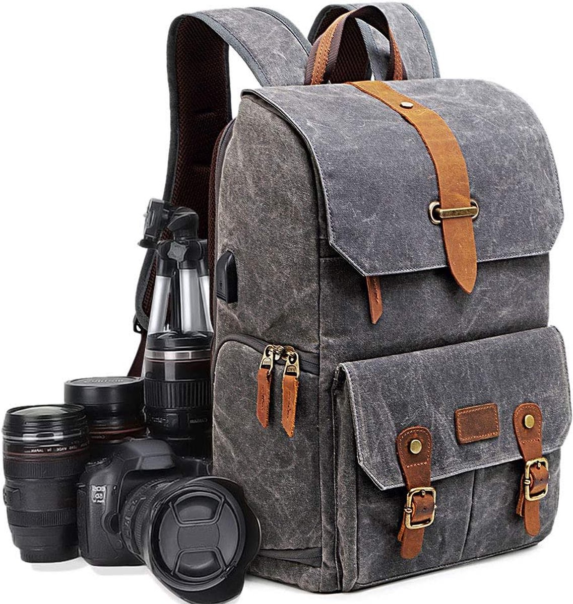 Professionele camera-rugzak / Fotorugzak - Elements Outdoor-rugzak \ Camera Backpack, Large Capacity, Camera Bag - Waterproof Backpack for Photography