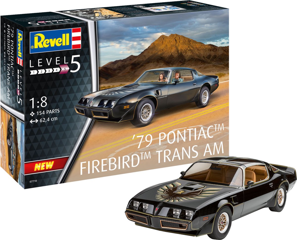 Revell 07710 Pontiac Firebird Trans Am Auto (bouwpakket) 1:8