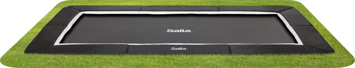 Salta Royal Baseground Sports - inground trampoline - 305 x 214 cm - Zwart