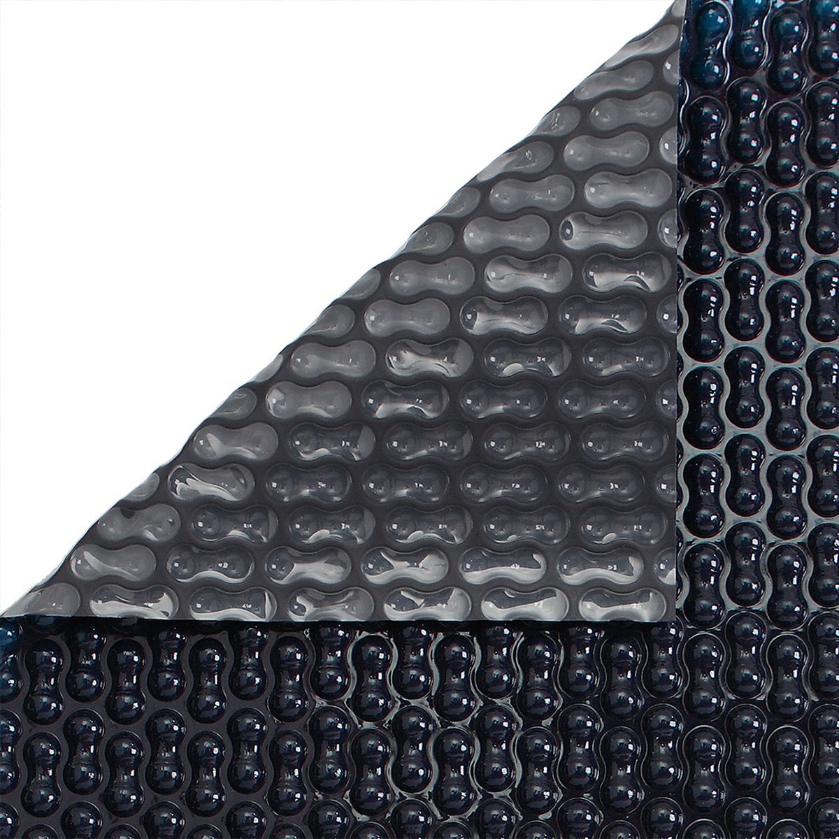 GeoBubble EnergyGuard antraciet/zwart doorschijnend - solar folie - zwembadafdekking - noppen folie - 500μm - 5x12m