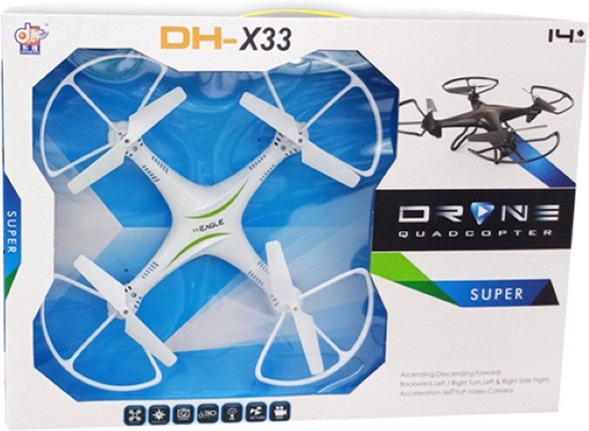 R/C Drone 2.4G Four-Axis Aircraft (met 300000 pixel wifi-camera)