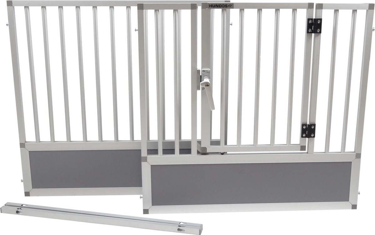 Hundos Puppyren uitbreidingsset 2 panelenPaneel met spijlen -Paneel met deur