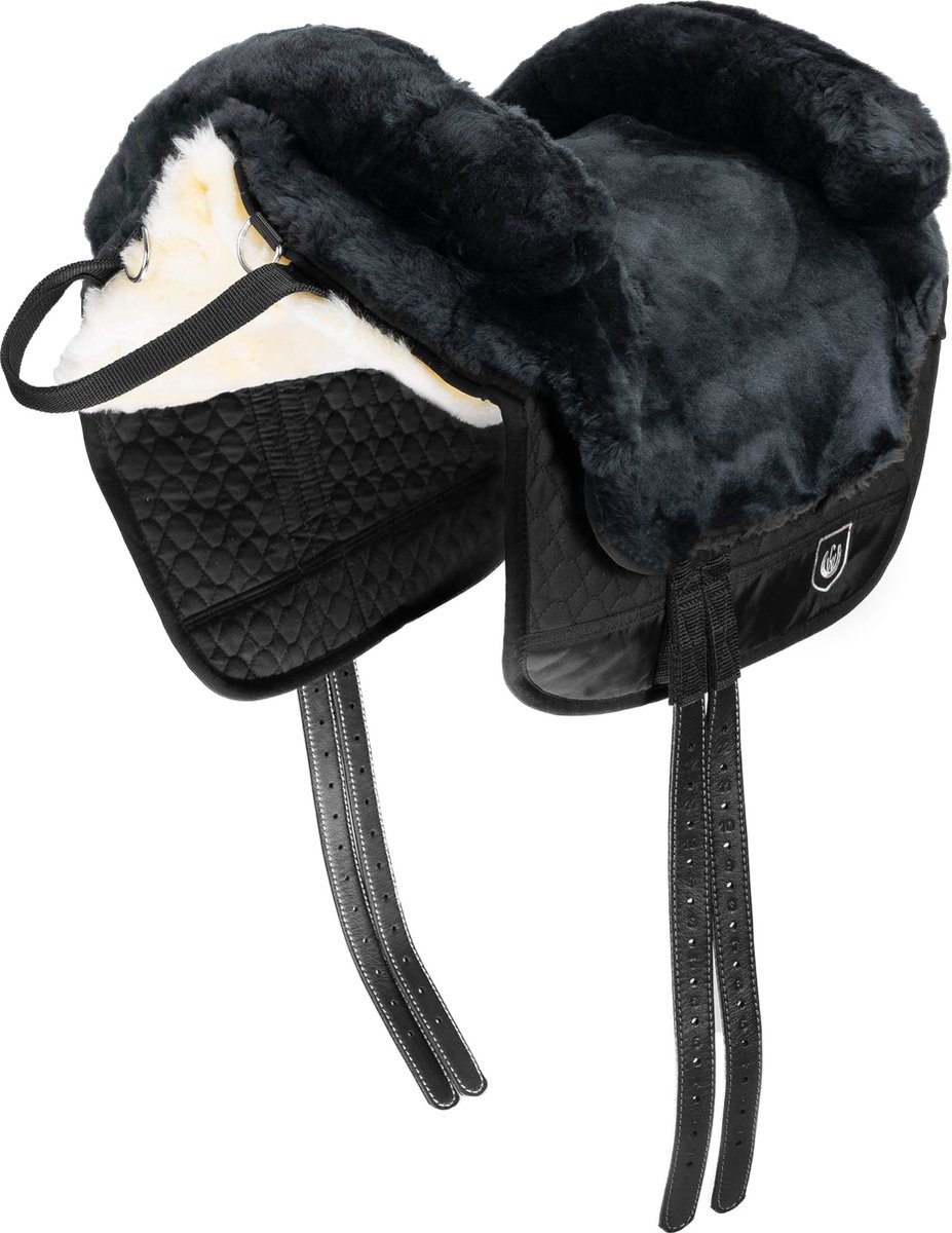 Werner Christ - Barebackpad Iberica Plus - Maat Paard(Warmblut) - Zwart (Bareback pad)