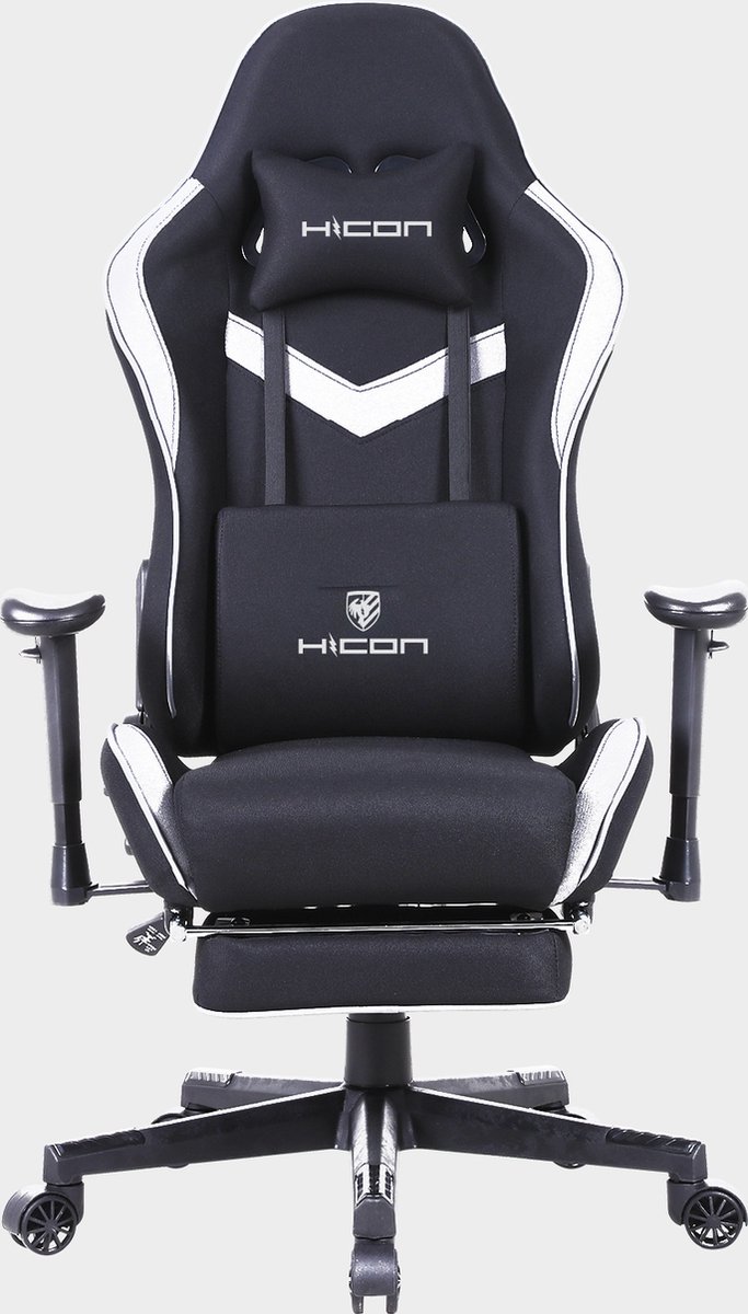 HICON Gamestoel Splendore - Ergonomisch - Gaming stoel - Bureaustoel - Verstelbaar - Gamestoelen - Racing - Gaming Chair - Zwart