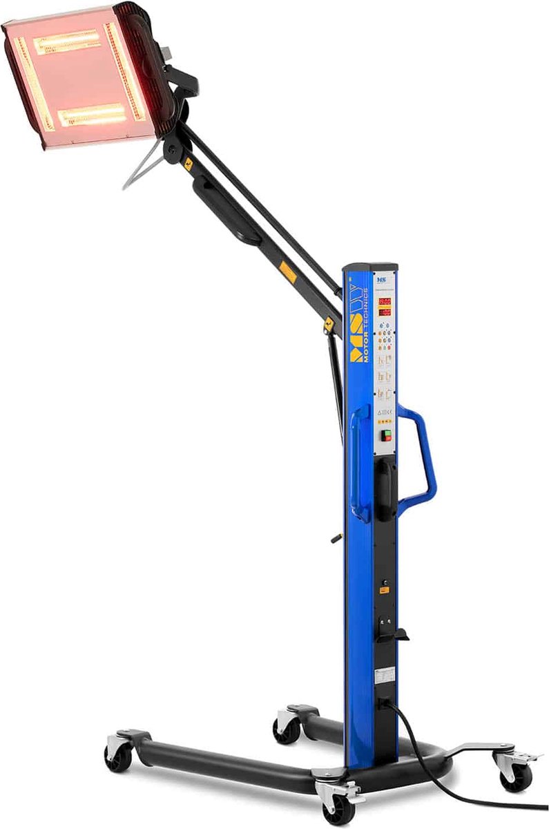 MSW Infrarood verfdroger - 4 x 1000 - W verwarming - Hoogte: tot 240 cm - Afstands- / temperatuursensor - 230 V