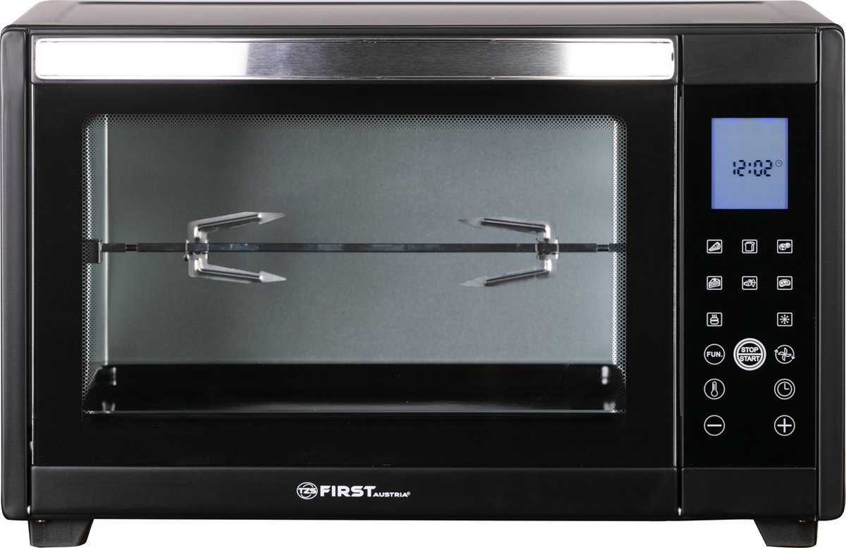 TZS First Austria 5046-2 Digitale Oven - Heteluchtoven - 45L - Zwart