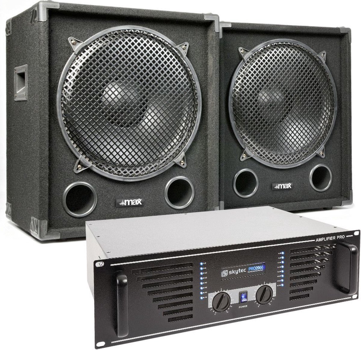 MAX 'Dark Night 15SUB' subwooferinstallatie - 2400W max.