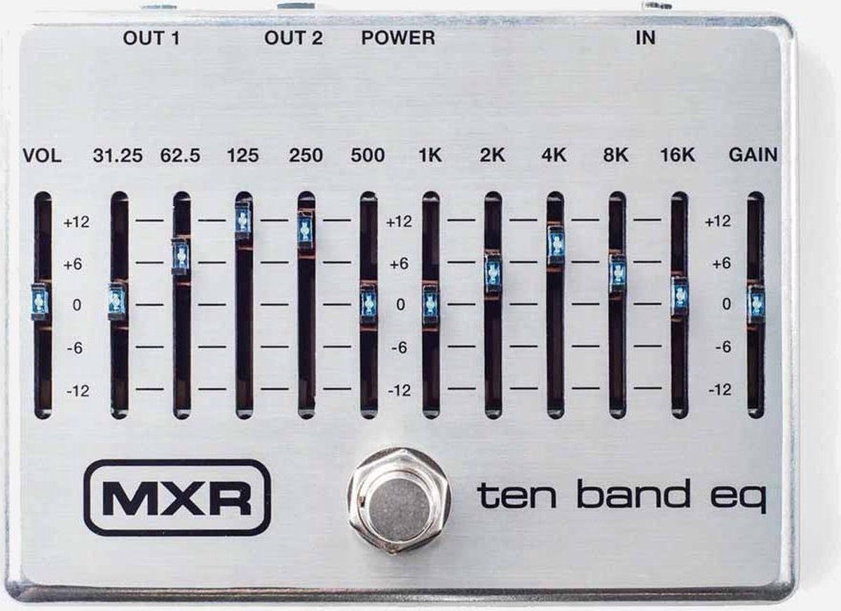 MXR M108S 10 Band EQ - Grafische EQ - Wit