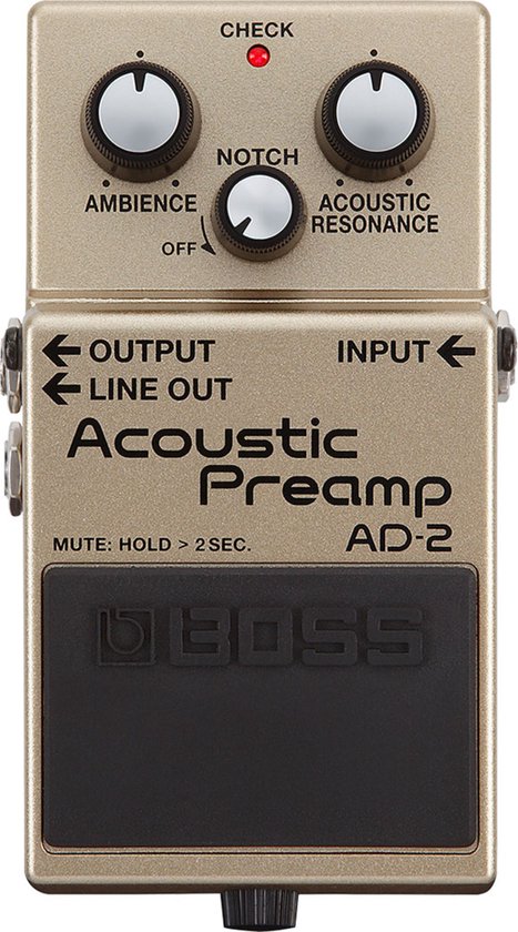 Boss AD-2 Acoustic Preamp - Effect-unit voor gitaren