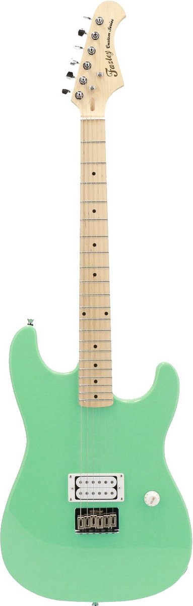 Fazley Hot Rod V2 FTD182SG-M Surf Green elektrische gitaar met vaste brug