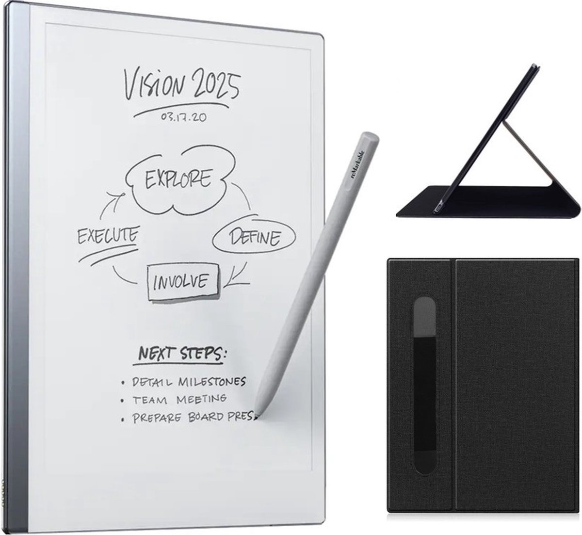 reMarkable® 2 met Marker en Antraciet Hoes