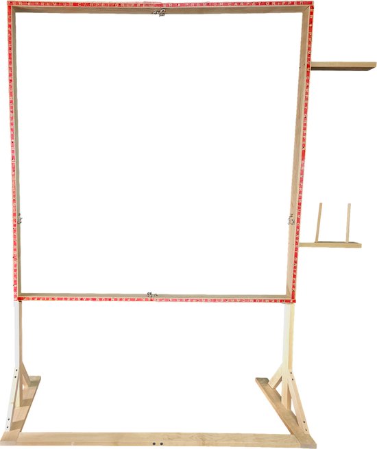 Tufting Frame - 140x140cm - Staand met Garen Houder - Voor Tuften Gun - Tuft Frame Beginnerspakket zonder Cloth/Doek