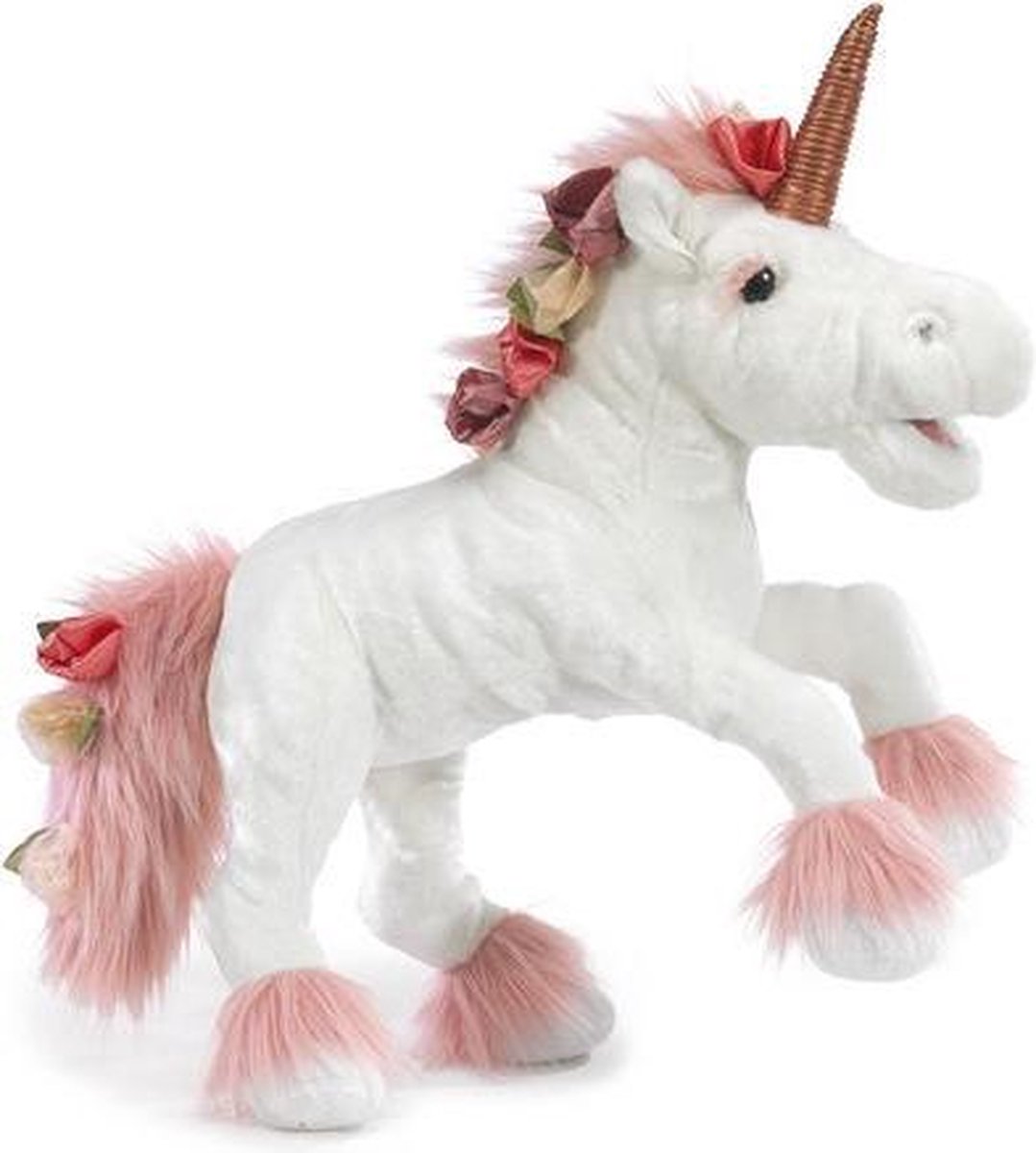 Folkmanis Unicorn, Eenhoorn, Einhorn Handpop, Dier, 1 stuk(s)