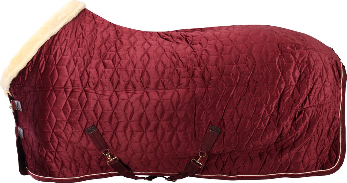 Kentucky Staldeken Velvet 160gr Rood - 140/191
