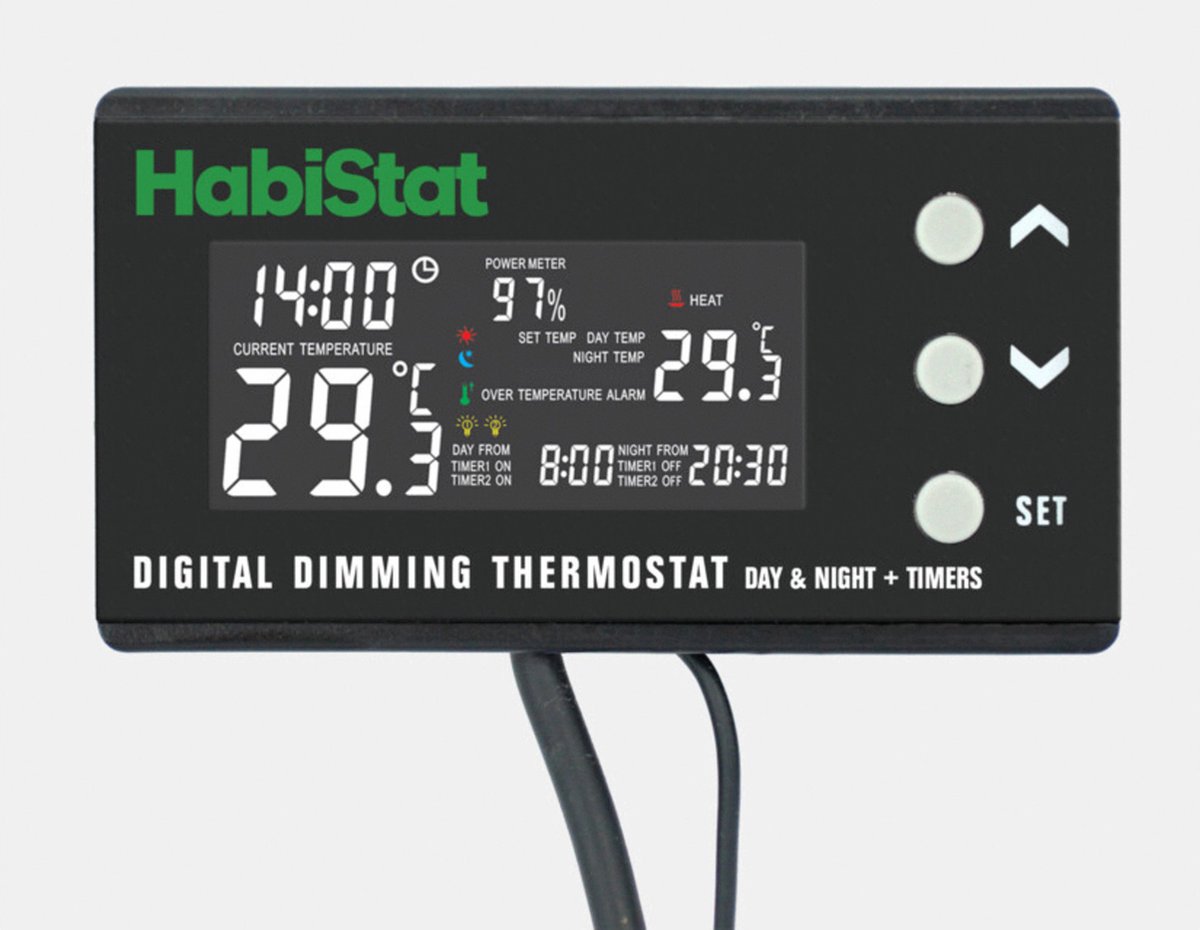 HabiStat Digital Dimming Thermosat Dag/Nacht