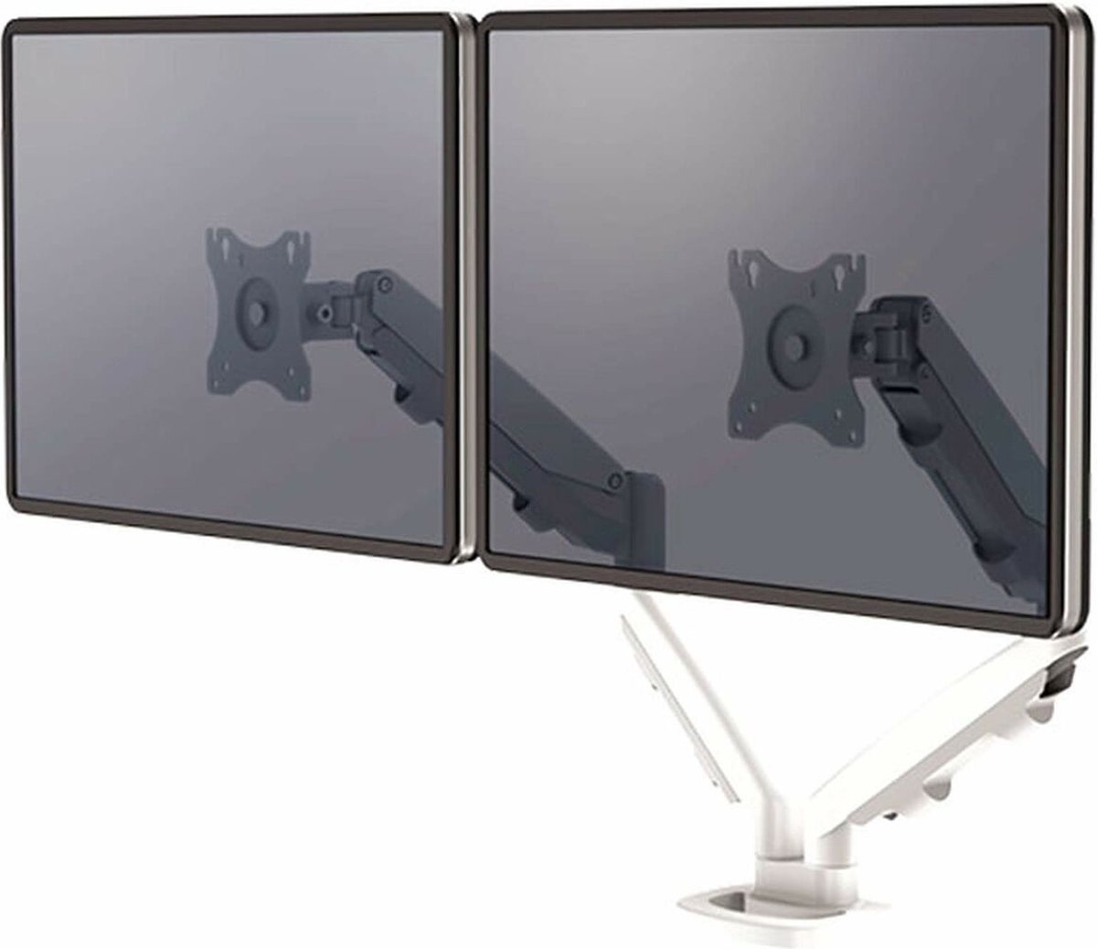 Fellowes dubbele monitor arm Eppa - voor 2 schermen - wit