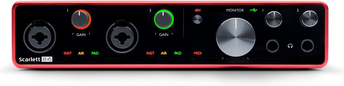 Focusrite Scarlett 3rd Gen 8i6 - USB audio interface, 8 in / 6 uit