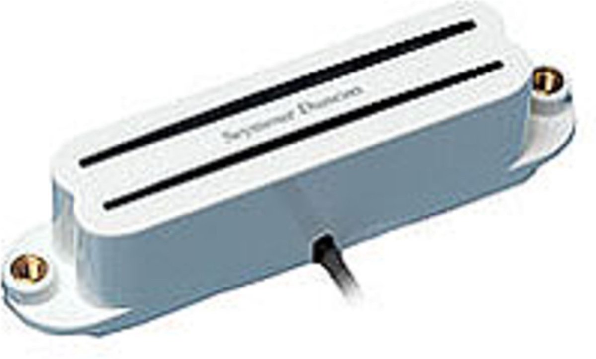 Seymour Duncan SHR-1B WHT Hot Rails Strat wit Bridge - Humbucker pickup voor gitaren
