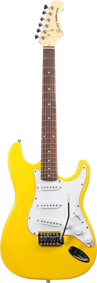 Fazley FST118YL elektrische gitaar geel