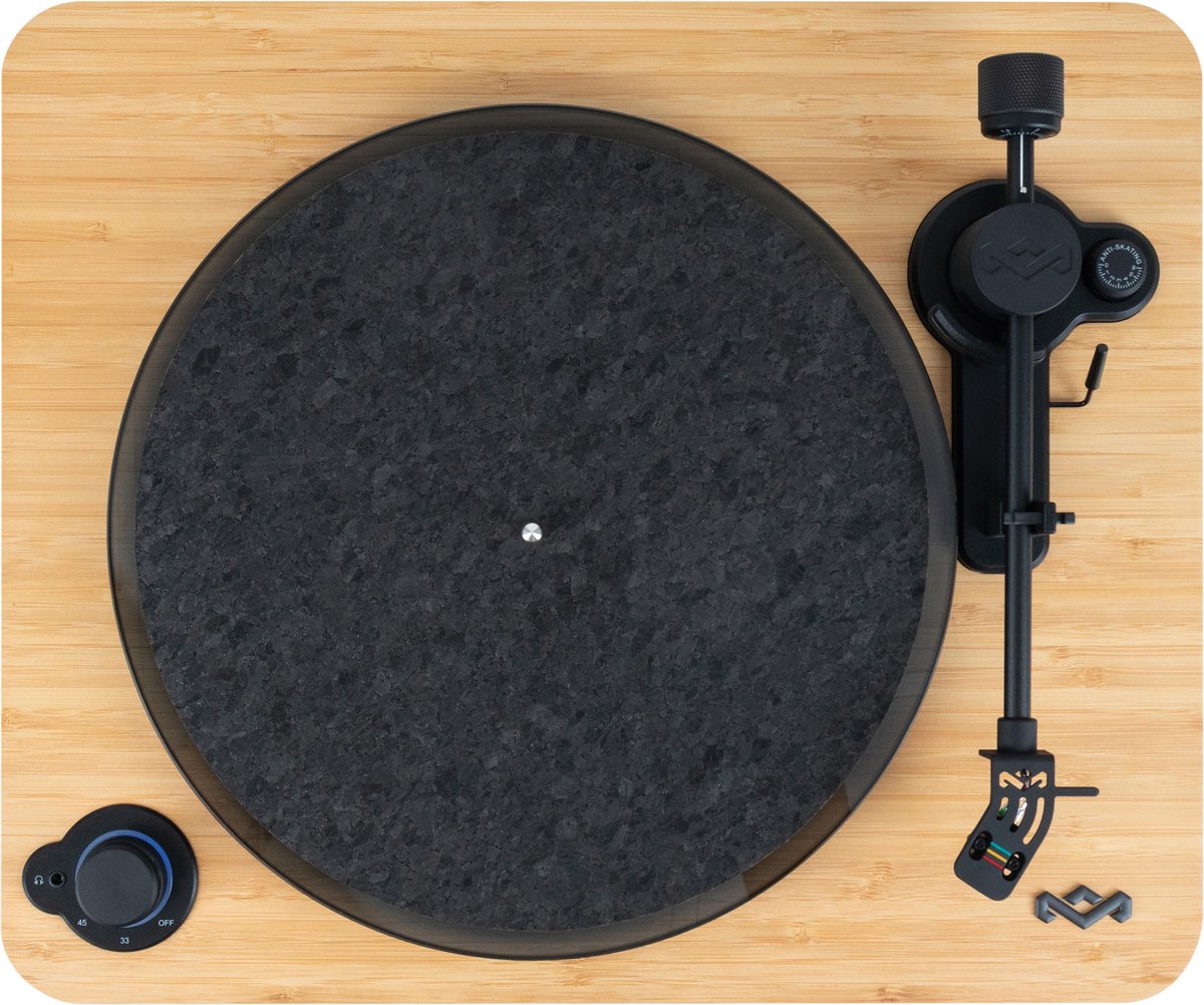 House of Marley Stir It Up Lux Bluetooth Platenspeler - ingebouwde voorversterker - duurzaam gemaakt - USB