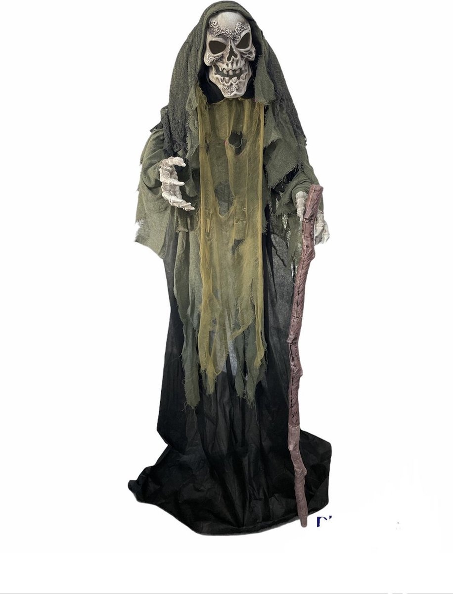 Halloween pop EVIL SPIRIT (geluid, beweging, licht) 1.60 m hoog