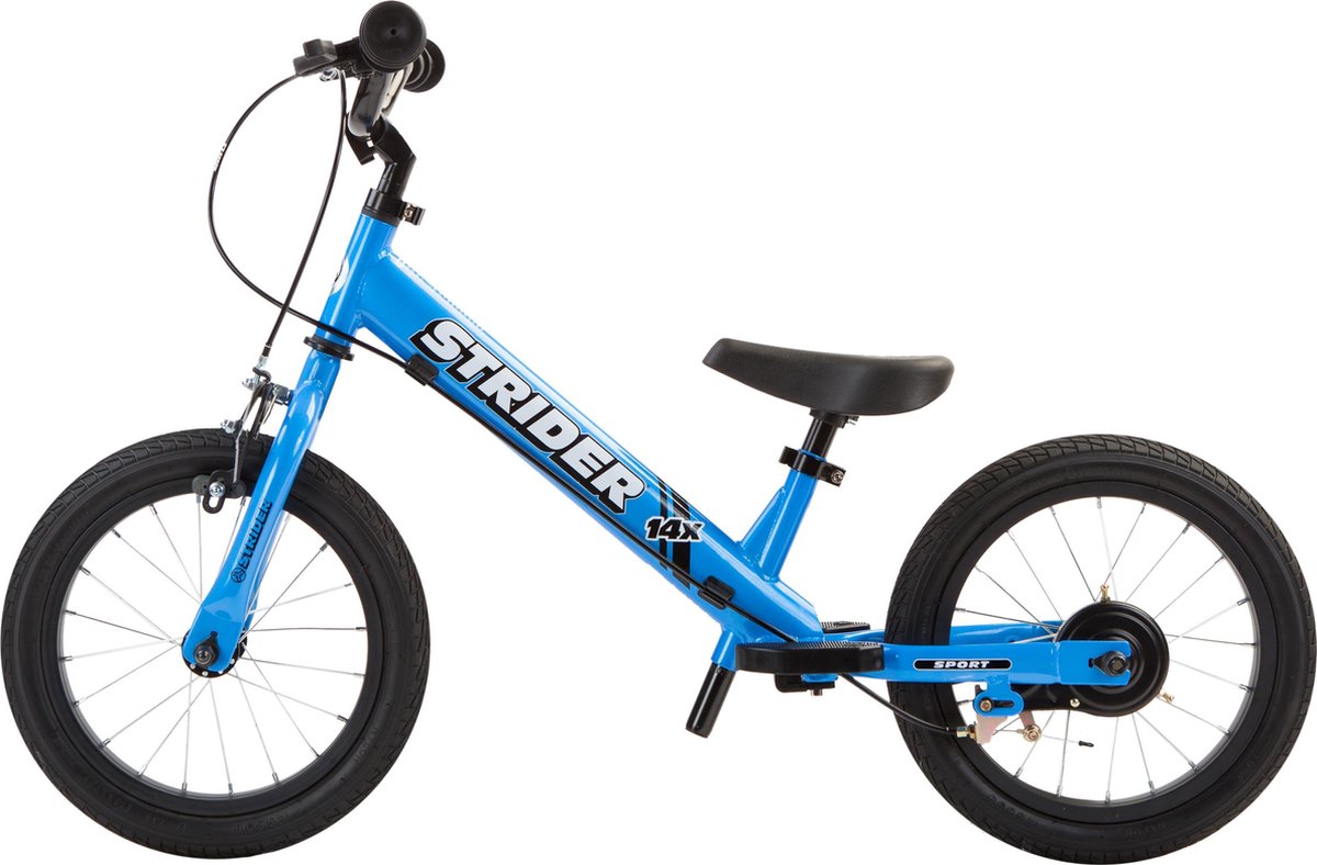 Strider loopfiets 14 inch 3 tot 7 jaar blauw