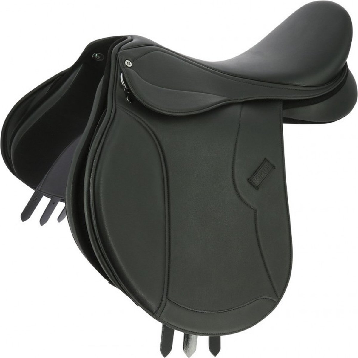 Norton Club Rexine Evol Veelzijdigheidszadel - maat 18 - black