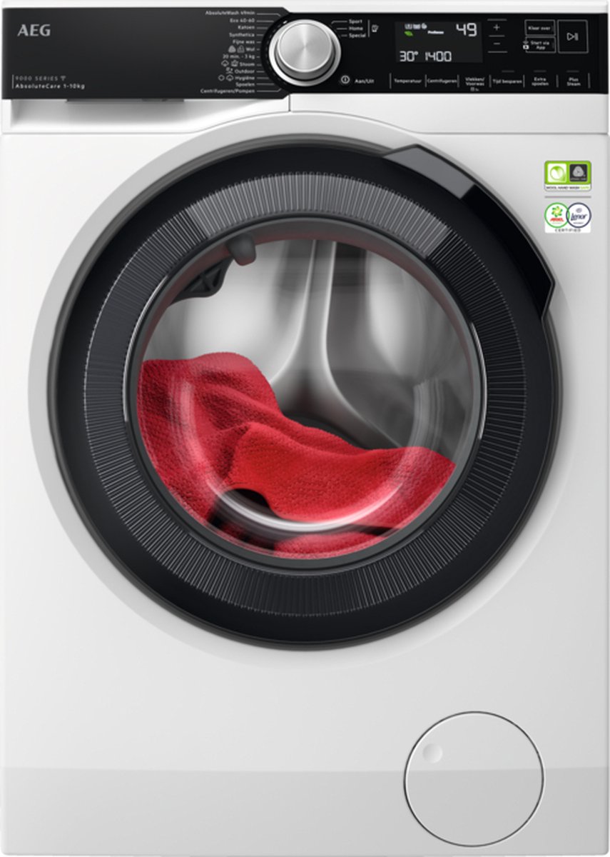 AEG LR9HAMBURG 9000 serie Absolutecare® - Wasmachine - 10 kg - Wit