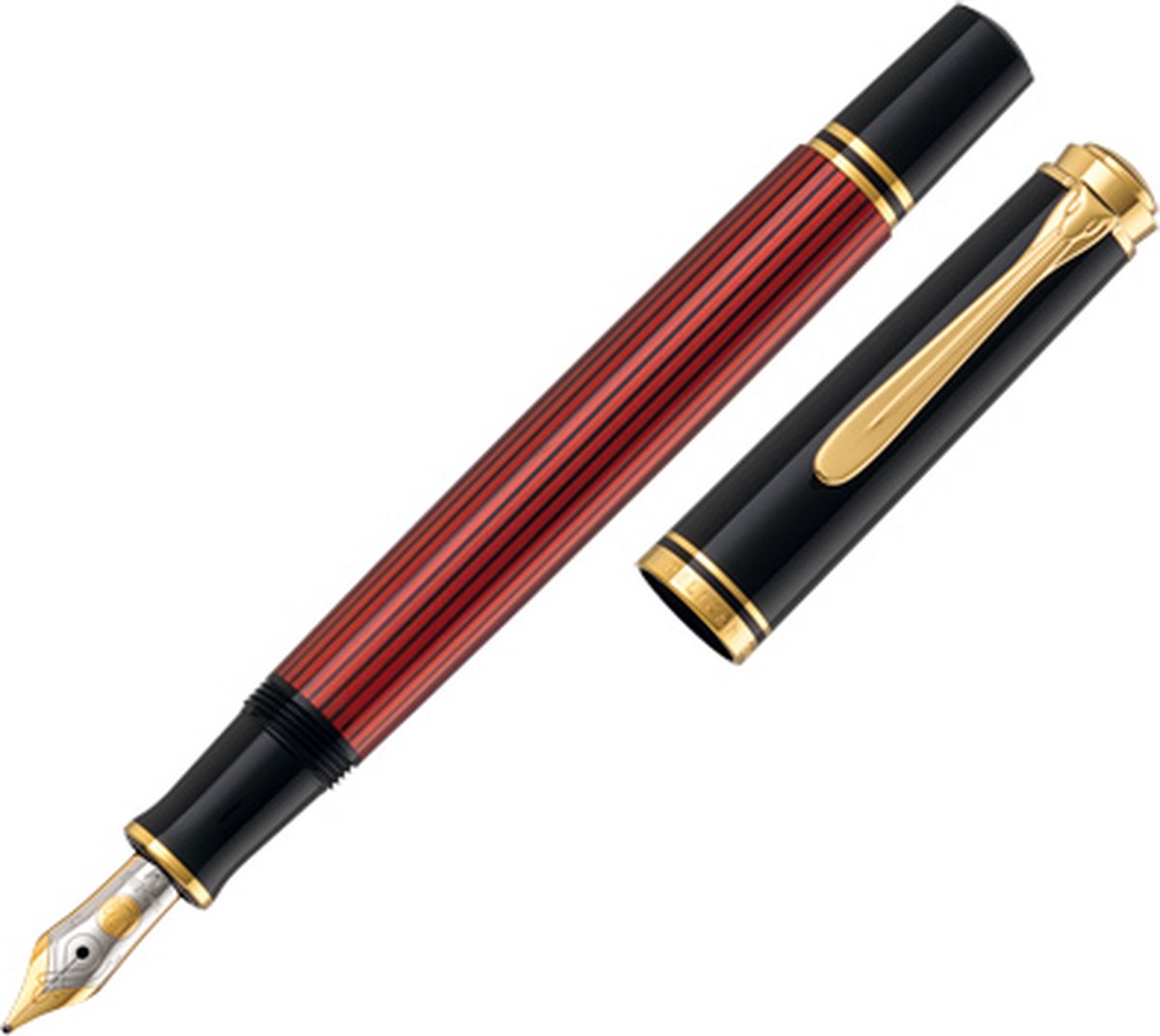 Pelikan F�llhalter M600 Schwarz-Rot B Geschenkbox