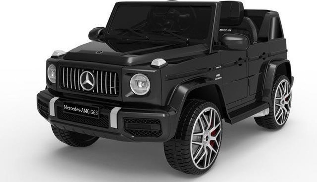 Mercedes G63 Sport Cabrio Elektrische Kinderauto - 12V - 35cm Zit Hoogte - 1-3 Jaar - Extra functies - Zwart