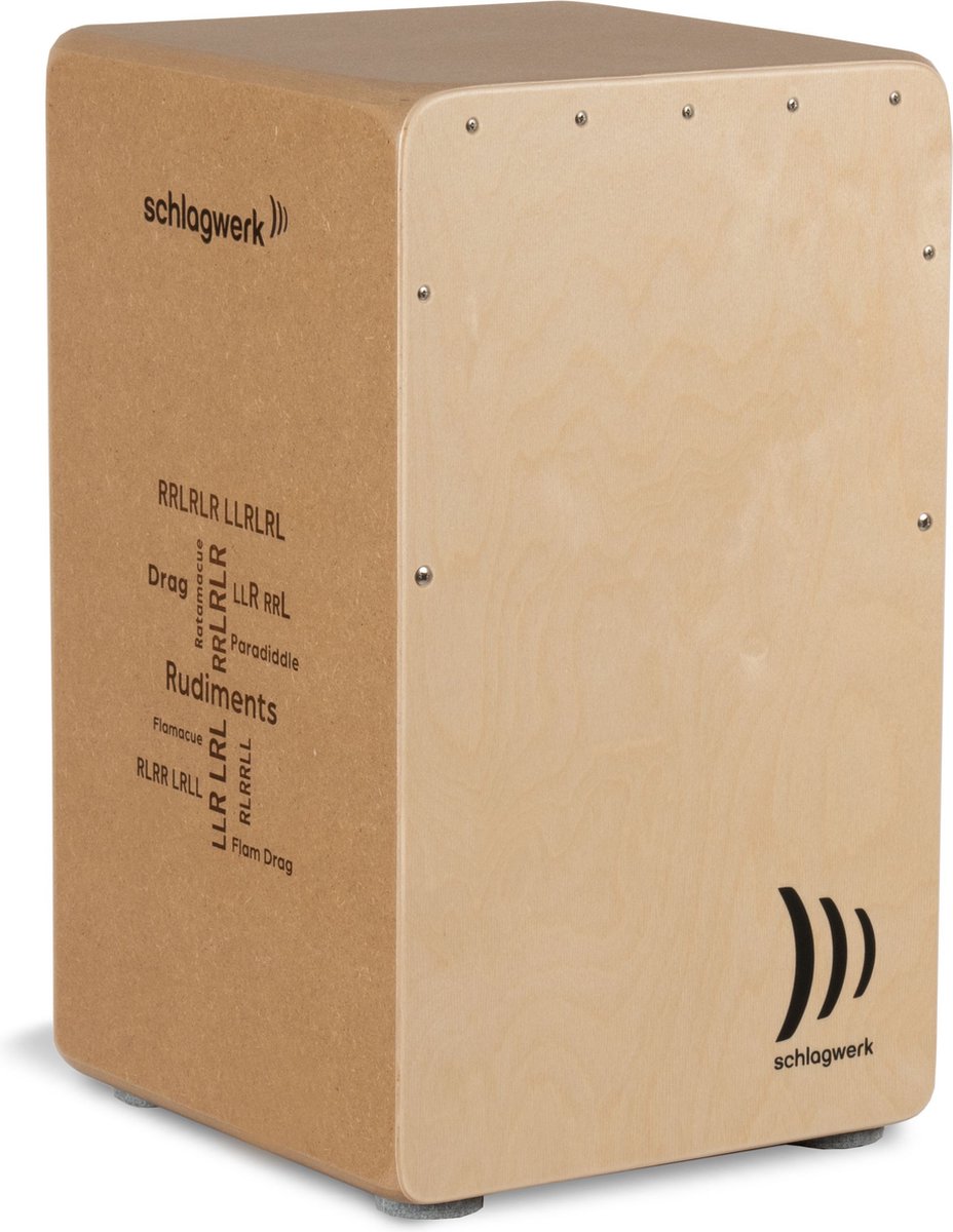 Schlagwerk CP80 Cajon Rudiments Natur - Cajon