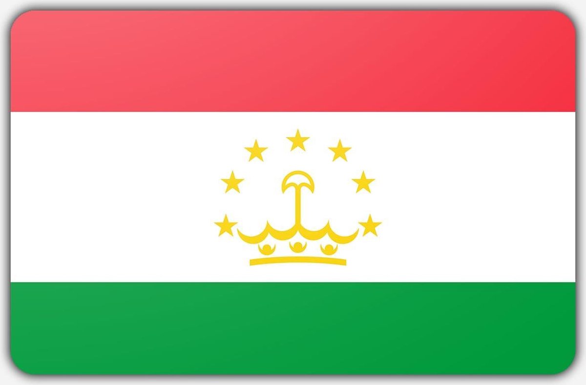 Vlag Tadzjikistan - 200 x 300 cm - Polyester