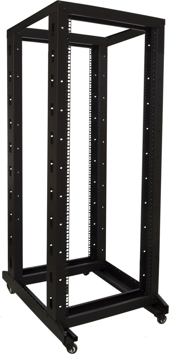 DSIT 32U relay rack op wielen 600x800x1600mm (BxDxH)