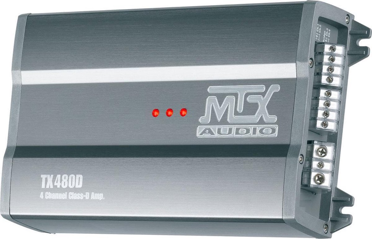 MTX Audio TX480D - 4x80W versterker - class D