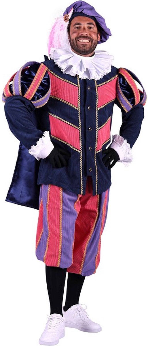 Luxe Piet ribfluweel met cape "Pamplona" maat XL