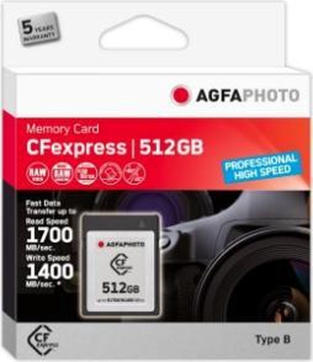 AgfaPhoto CFexpress 512GB Professional High Speed