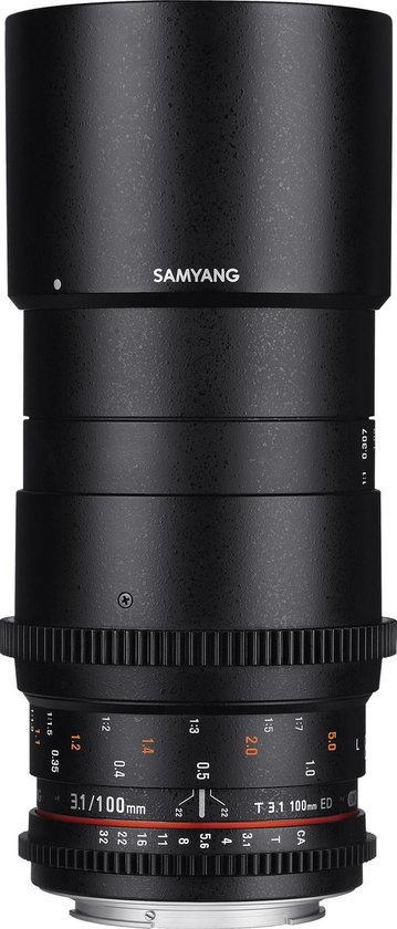 Samyang 100mm T3.1 VDSLR ED UMC MACRO - Prime lens - geschikt voor Nikon F