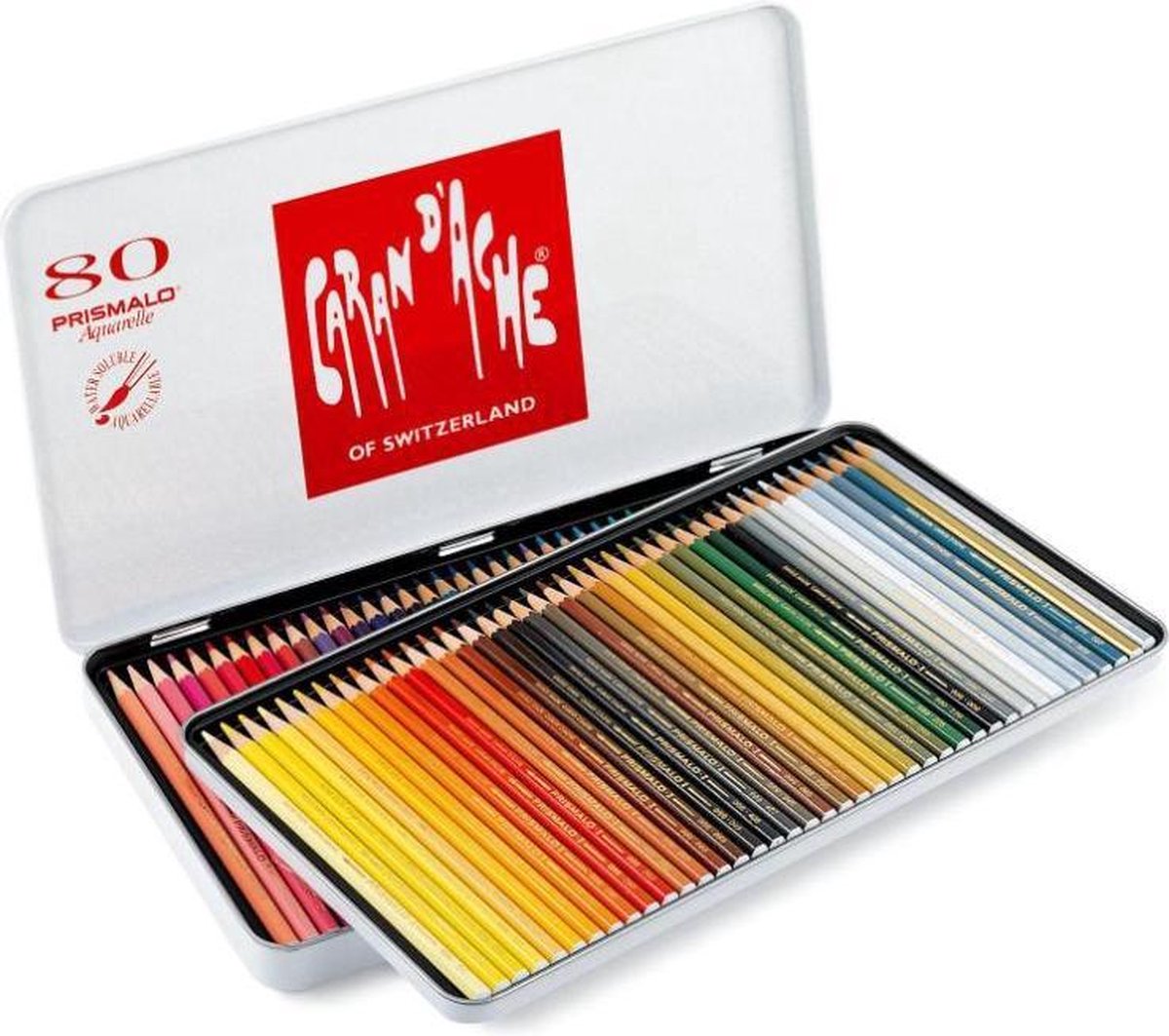 Kleurpotloden Caran d'Ache Prismalo 80stuks assorti