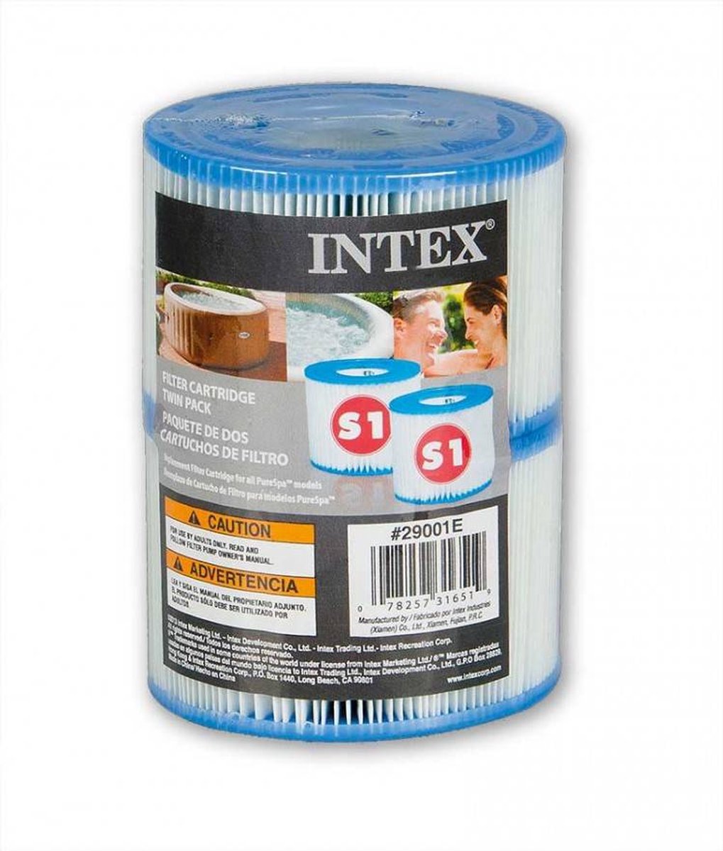 48 Intex  S-1 Pure Spa Filter voor opblaas bubbelbad jacuzzi