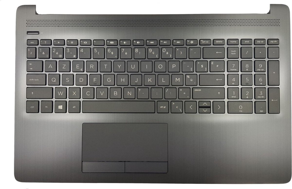 Topcase incl. keyboard geschikt voor HP 15-db0190nb (Belgisch Azerty)